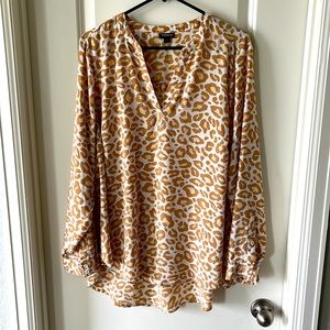 Classic leopard print blouse